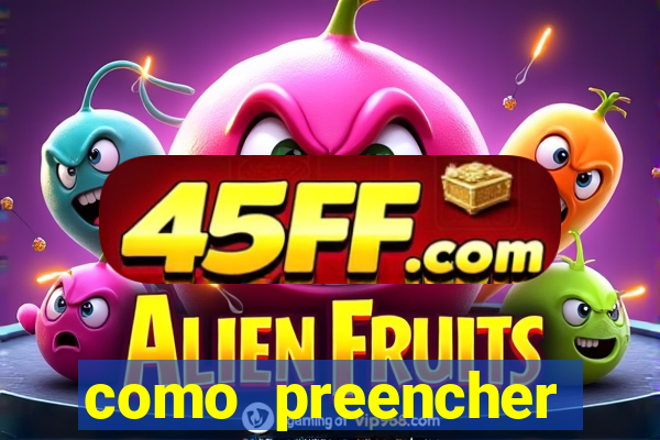 como preencher recibo de pagamento